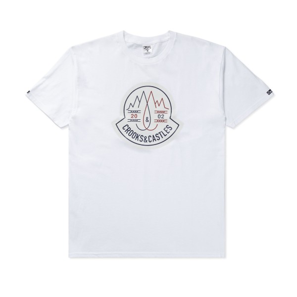 Crooks & Castles Climber T-Shirt (White)