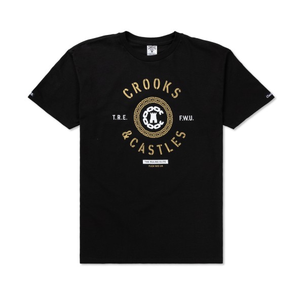 Crooks & Castles Crooks Seal T-Shirt (Black)