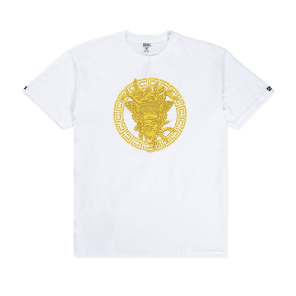 Crooks & Castles Metal Medusa T-Shirt (White)