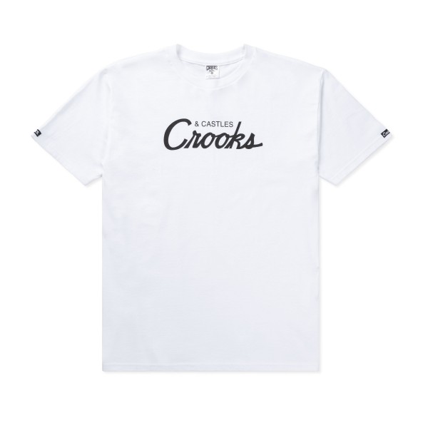 Crooks & Castles Team Crooks T-Shirt (White)