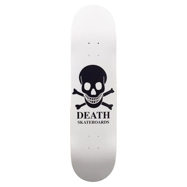 Death OG Skateboard Deck 9.0" (White)