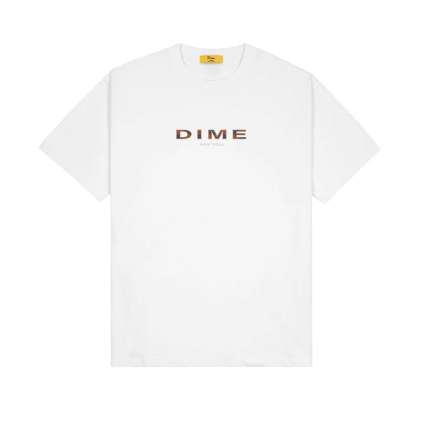 Dime Block Font T-Shirt (White)