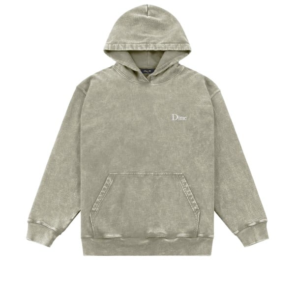 Dime Classic French Terry Pullover Hooded Sweatshirt (Faded Cement)
