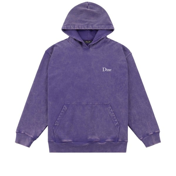 Dime Classic French Terry Pullover Hooded Sweatshirt (Faded Iris)