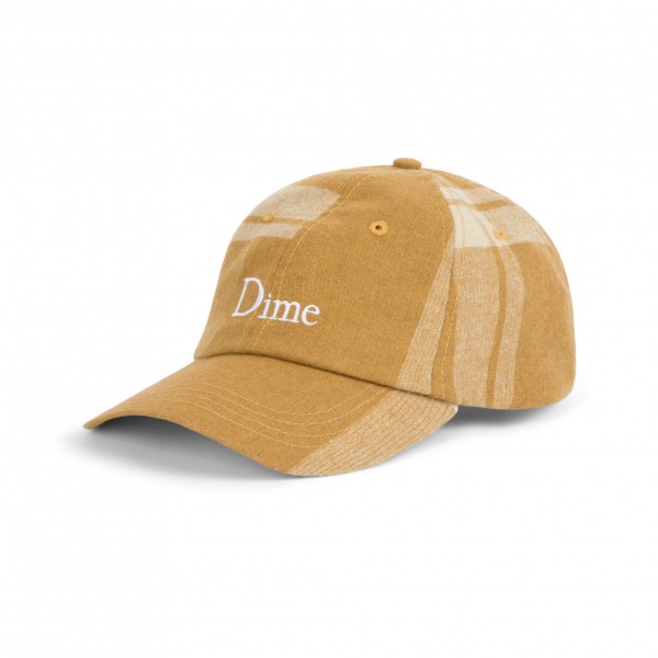 Dime Classic Logo Plaid Cap (Rust)