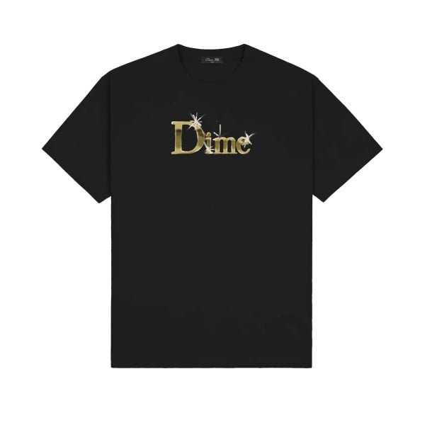 Dime Classic Shiny T-Shirt (Black)