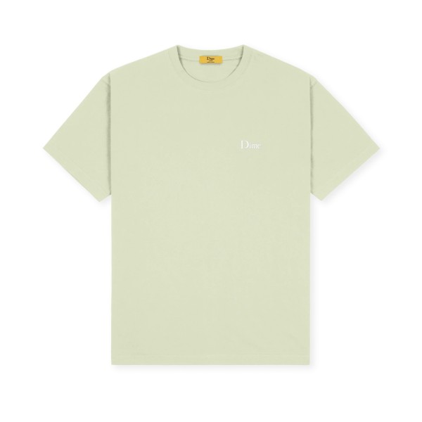 Dime Classic Small Logo Embroidered T-Shirt (Light Mint)