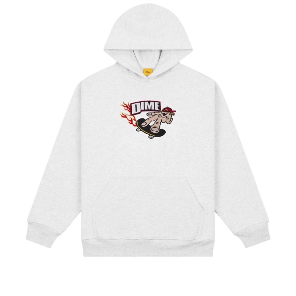 Dime Decker Embroidered Pullover Hooded Sweatshirt (Ash)