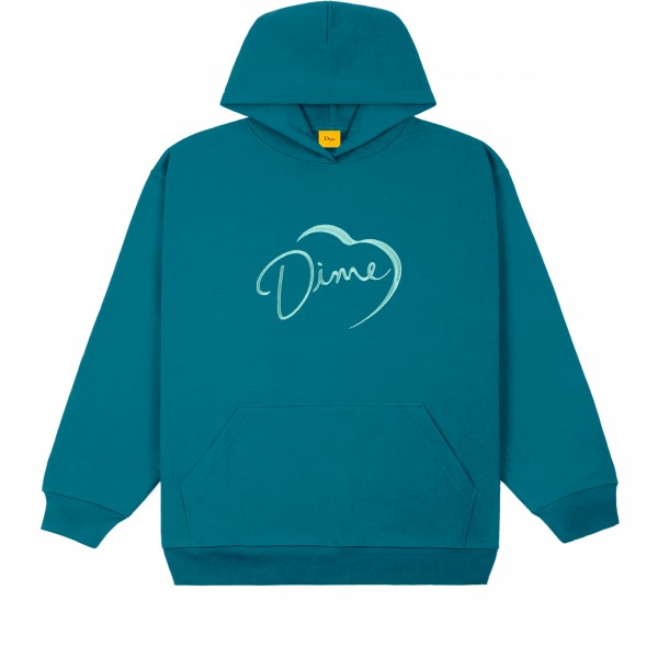 Dime I'm Alive Pullover Hooded Sweatshirt (Real Teal)