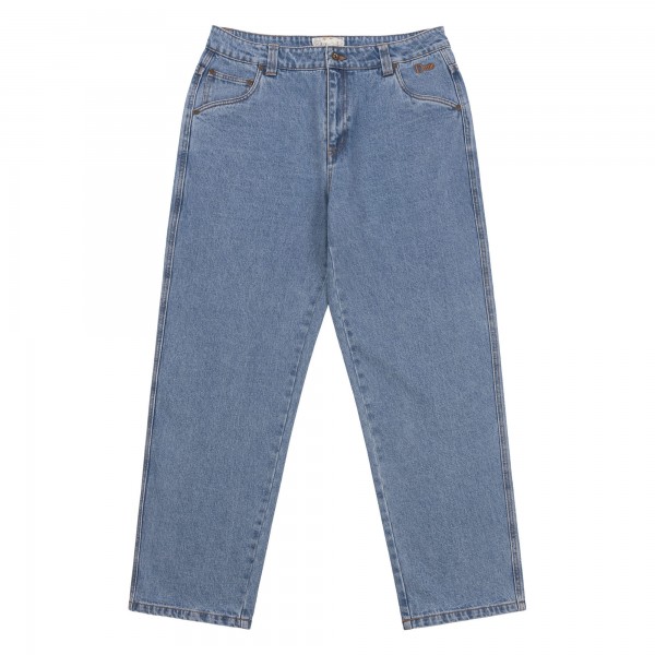 Dime Relaxed Denim Pants (Blue washed)