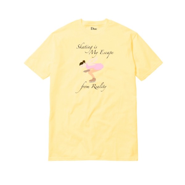 Dime Skate & Destroy T-Shirt (Yellow)