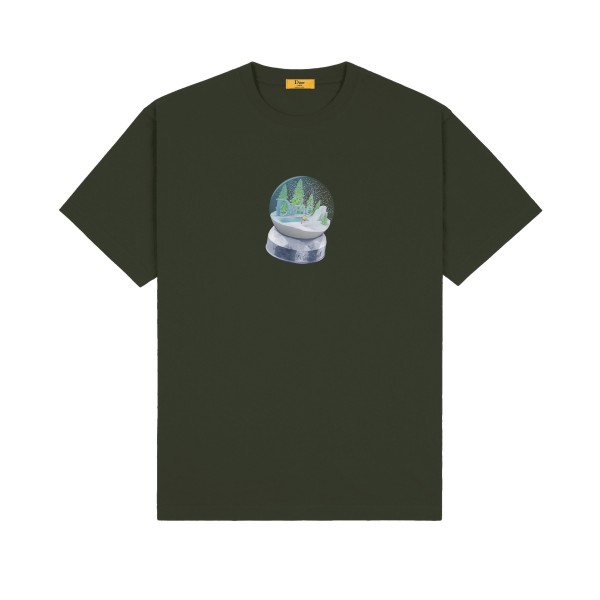Dime Snow Globe T-Shirt (Forest Green)