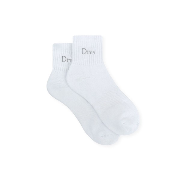 Dime Socks (White)