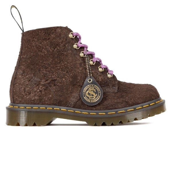 Dr. Martens 101 Hardware Suede 'Sapato in England' (Dark Brown)