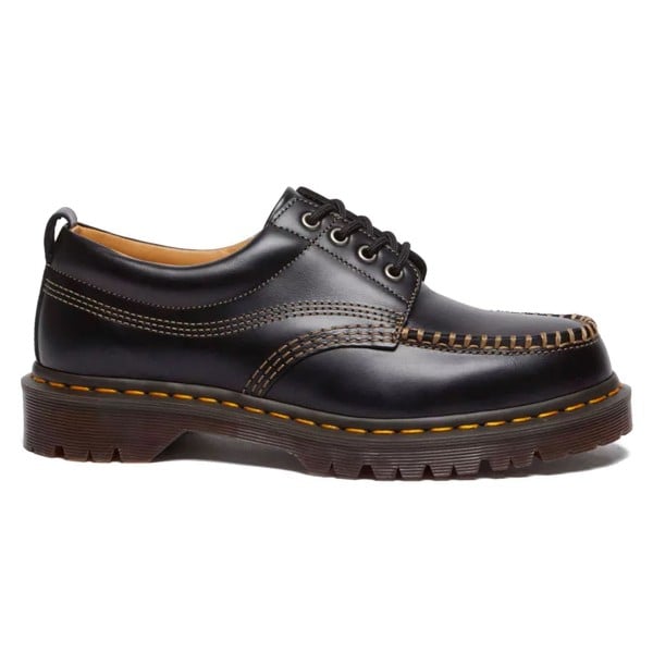 Dr. Martens Lowell Leather Moc Toe (Black Analine)