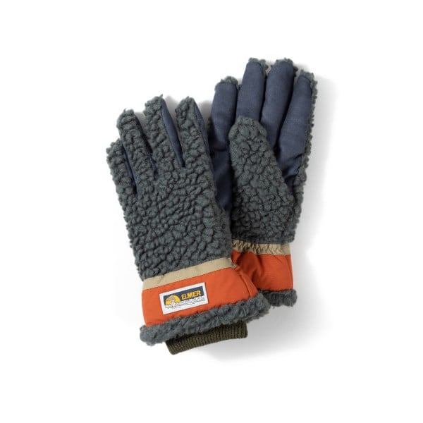 Elmer by Swany Wool Pile 5 Finger Gloves (Khaki)