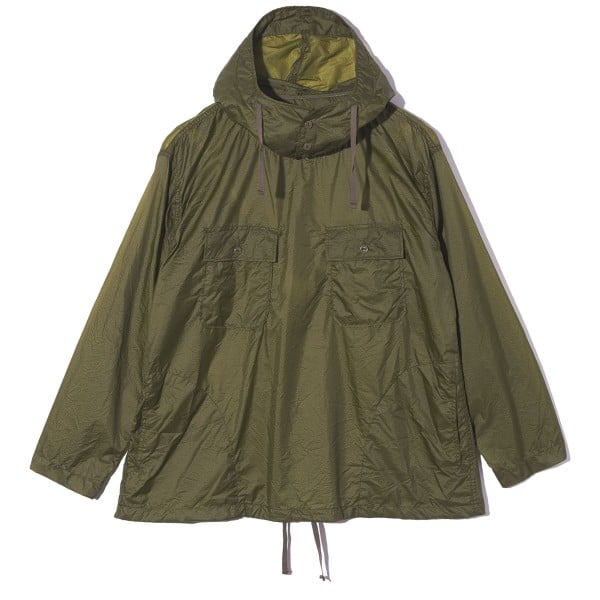 Engineered Garments Cagoule Shirt (Olive Nylon Micro Ripstop)