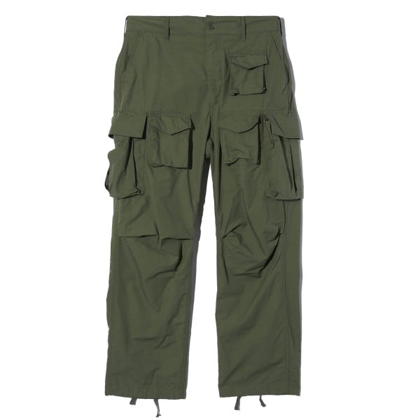 Engineered Garments FA Pants (Olive Cotton Ripstop)