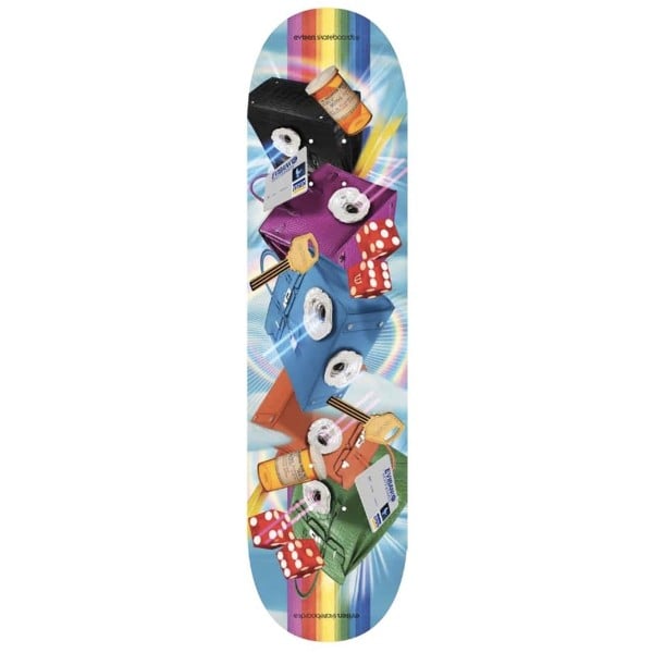 Evisen Skateboards Rainbow Skateboard Deck 8.75"