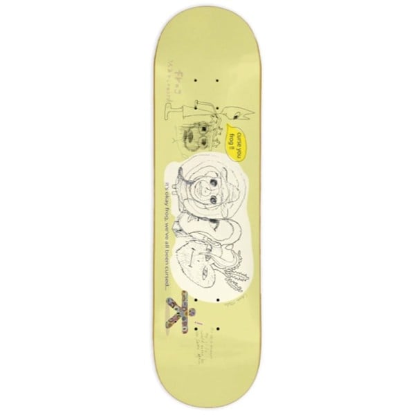 Frog Skateboards Chris Milic Cursed Skateboard Deck 8.5"