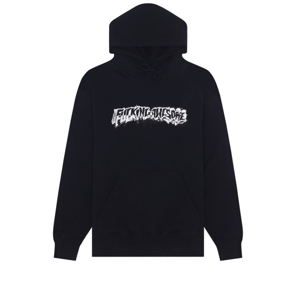 Fucking Awesome Dill Cut Up Logo Pullover Hooded Sweatshirt (Black)