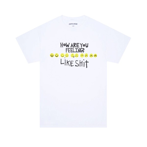 Fucking Awesome How Are You Feeling T-Shirt (White)
