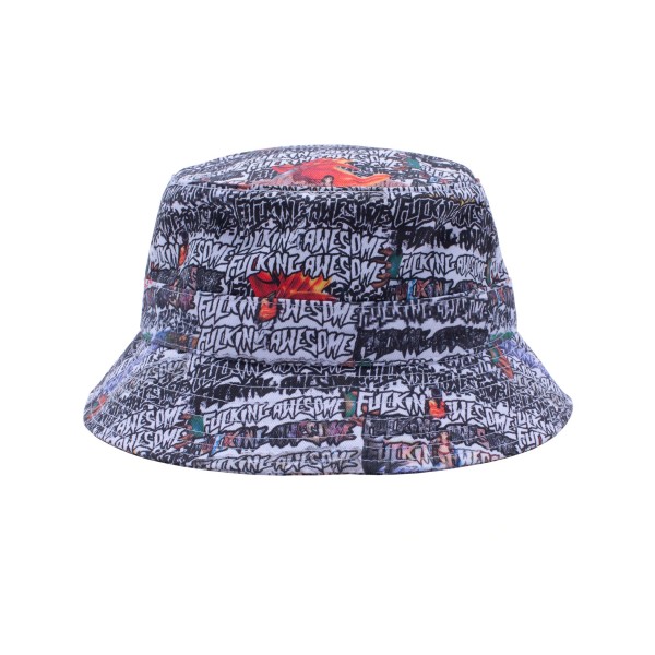 Fucking Awesome Sticker Logo Bucket Hat (All Over Print)
