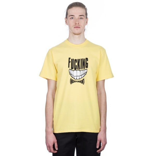 Fucking Awesome x Independent All Smiles T-Shirt (Yellow)