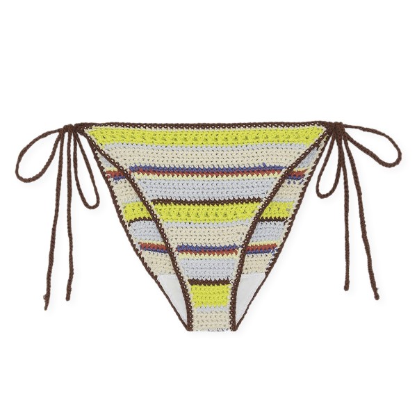 GANNI Crochet String Bikini Briefs (Multicolour)