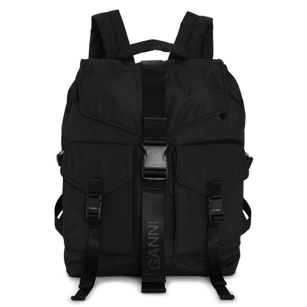 GANNI Recycled Tech Backpack (Black)