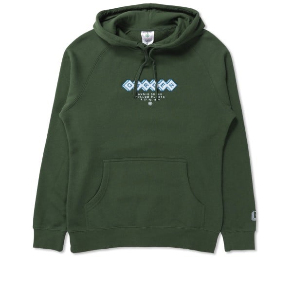 Garden Skateboards Limited Optical Pullover Hooded Sweatshirt (Green)