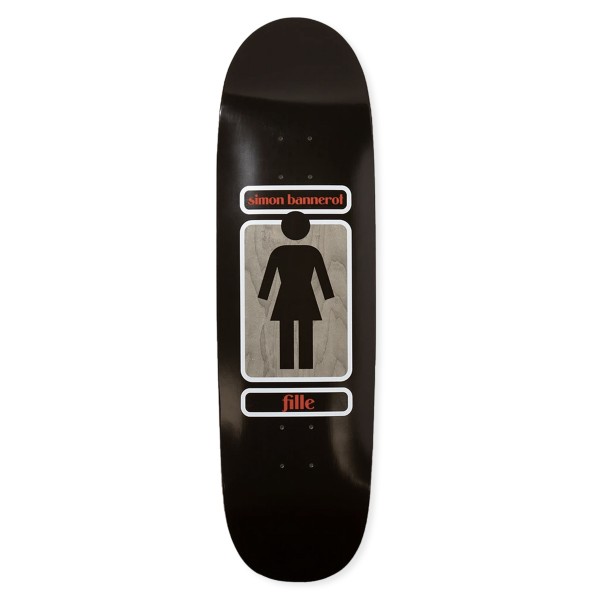 Girl Skateboard Co. Simon Bannerot 93 Til Love Seat W41 Skateboard Deck 9.0"