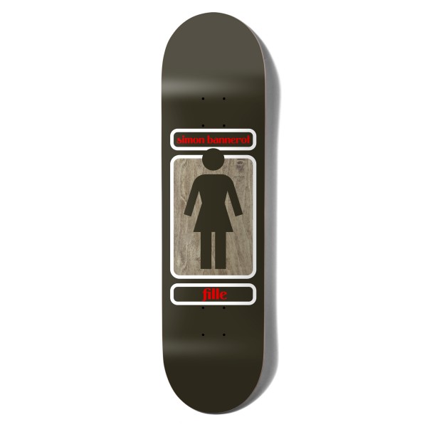 Girl Skateboard Co. Simon Bannerot 93 Til W41 Skateboard Deck 8.25"