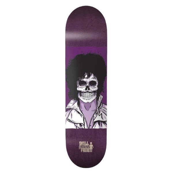Girl Skateboard Co. Skull of Fame Simon Bannerot Skateboard Deck 8.25" (Purple)