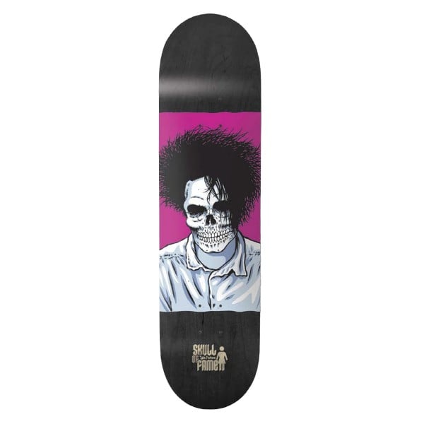 Girl Skateboard Co. Skull of Fame Tyler Pacheco Skateboard Deck 8.375" (Black)