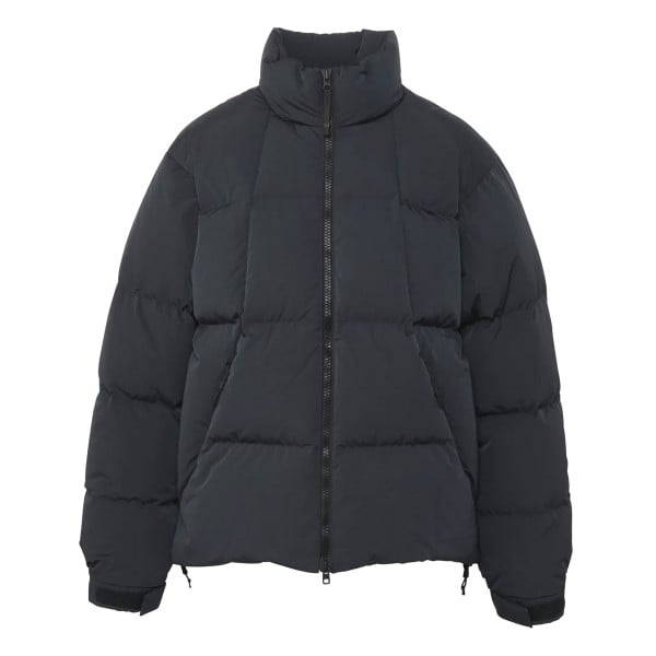 Goldwin Dope Dyed Ripple Nylon Down Jacket (Dark Navy)
