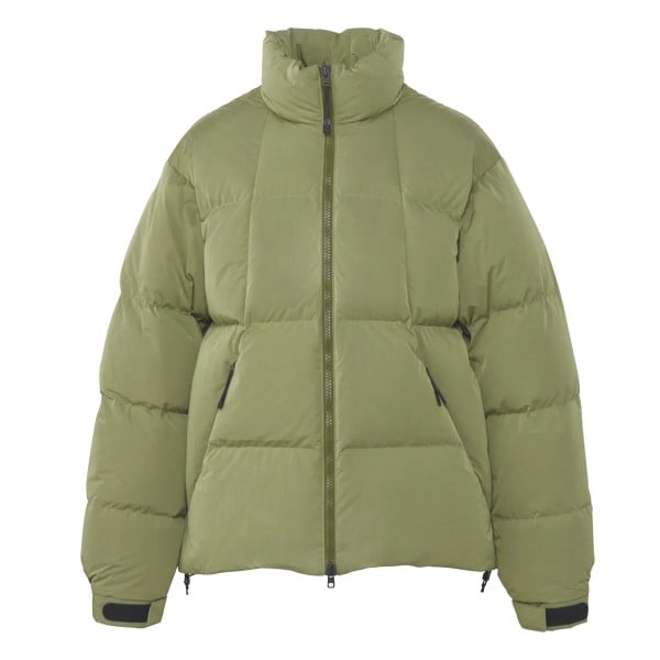 Goldwin Dope Dyed Ripple Nylon Down Jacket (Uji Tea)