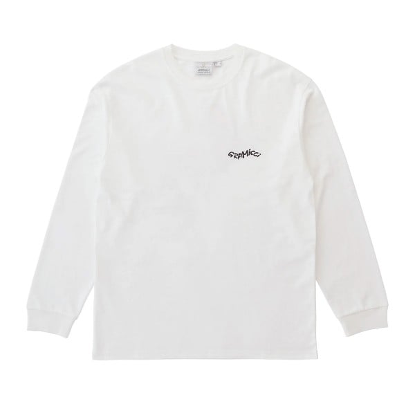 Gramicci Gecko Long Sleeve T-Shirt (White)