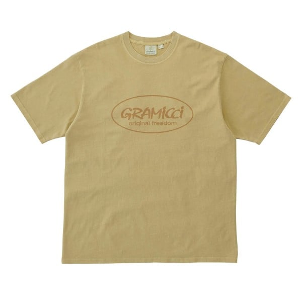 Gramicci Original Freedom Print T-Shirt (Mustard Pigment)