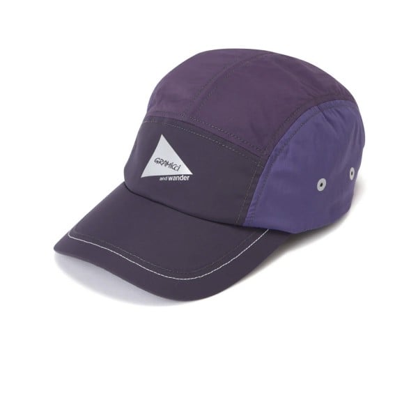 Gramicci x and wander Patchwork Wind Cap (Multi Purple)