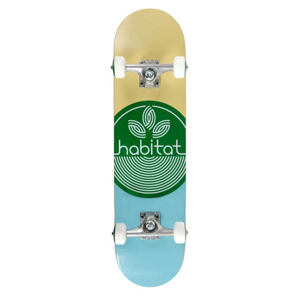Habitat Leaf Dot Complete Skateboard 7.75" (Green)