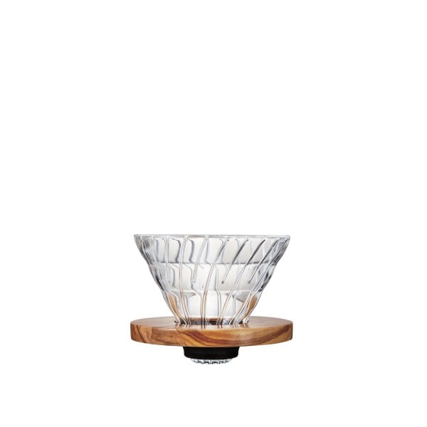 Hario V60 Glass Coffee Dripper 02 (Olive Green)