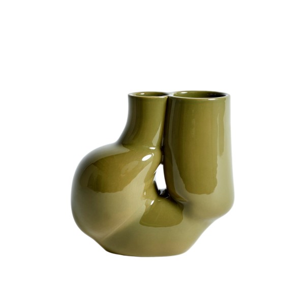 HAY W&S Chubby Vase (Olive Green)