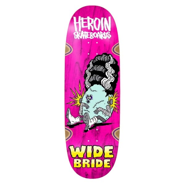 Heroin Wide Bride Skateboard Deck 10.4"