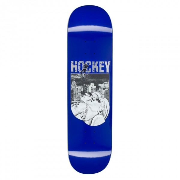 Hockey Andrew Allen Look Up Skateboard Deck 8.18" (Blue)