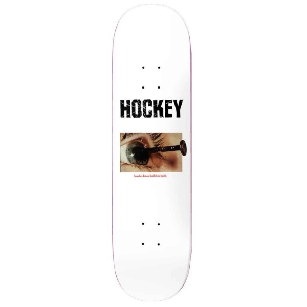 Hockey Breakfast Insanity Ben Kadow Skateboard Deck 8.0" (White)