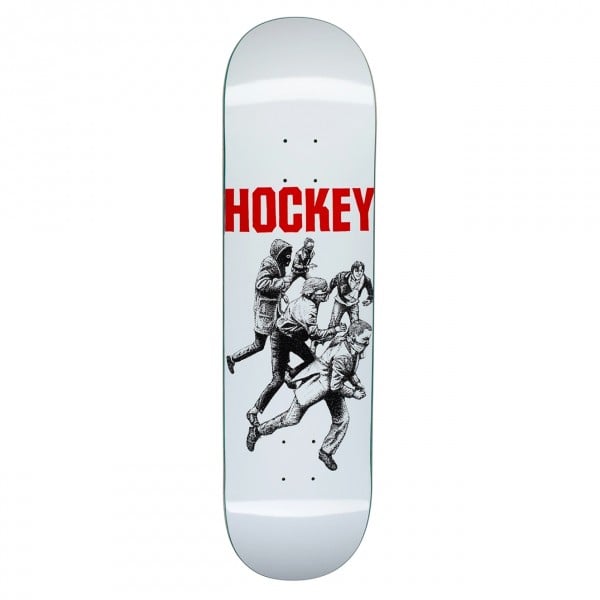 Hockey Vandals Skateboard Deck 8.0" (White)