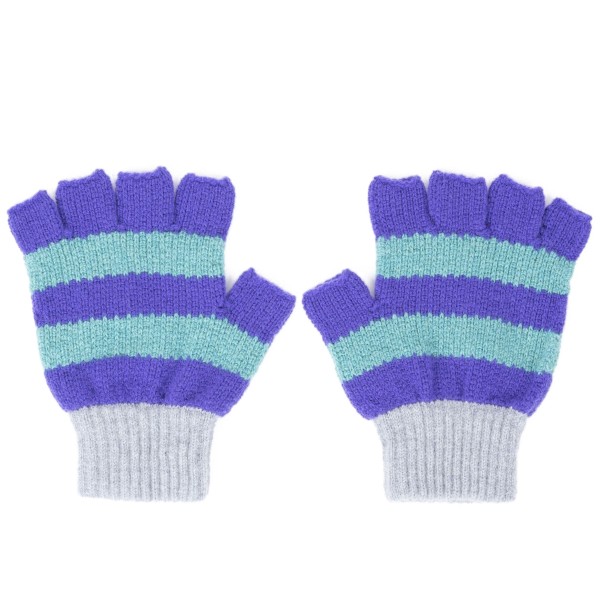 Howlin' Striped No Fingers Gloves (Mint)