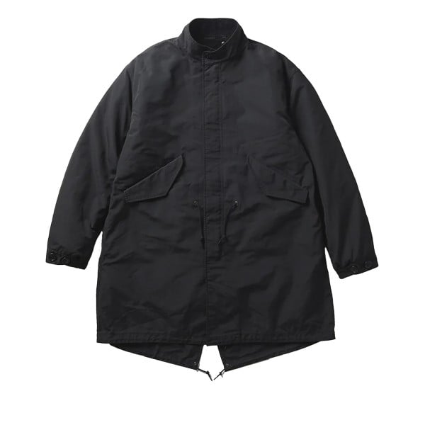 Snow Peak TAKIBI Ripstop Adjustable Fishtail Coat (Black)