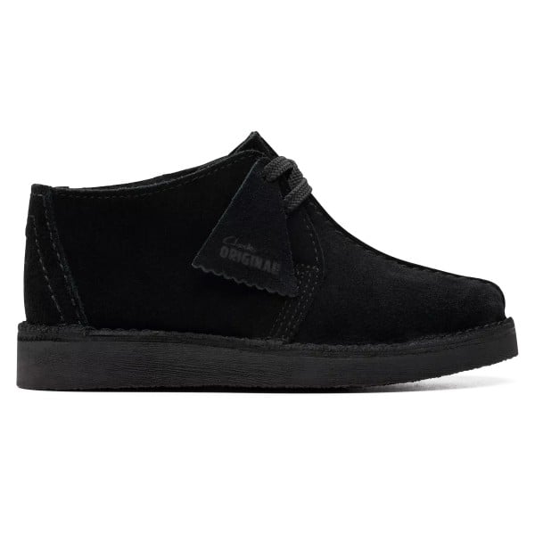 Kids' Clarks Originals Desert Trek (Black Suede)